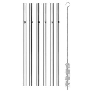 Komplet 6 słomek Baric 18cm