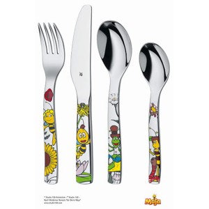 Sztućce dla dziecka Pszczółka Maja 4 elementy